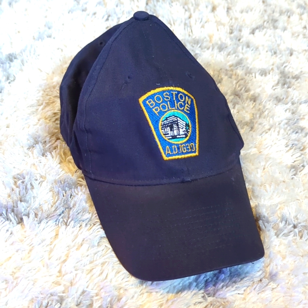 Boston Police Baseball Cap, Navy Blue